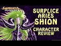 Surplice aries shion full character review shield  damage saint seiya awakening