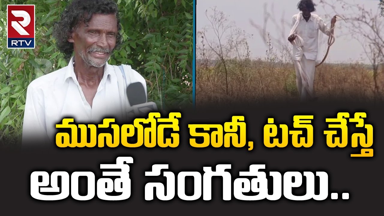 Ongole : ముసలోడే కానీ టచ్ చేస్తే ఇక అంతే సంగతులు | Snakeman Venkateswarlu | RTV