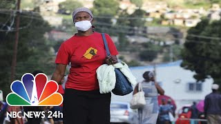 Pandemic crushes global supply chains, workers at both ends - NBC news briefing | NBC Nightly News