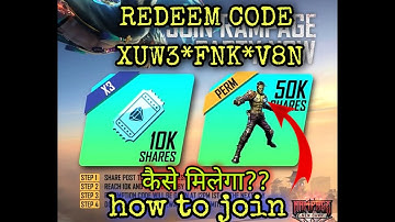Join Rampage Party New Redeem Code Today😍 |Free Fire Redeem Code Today | Free Fire New Event