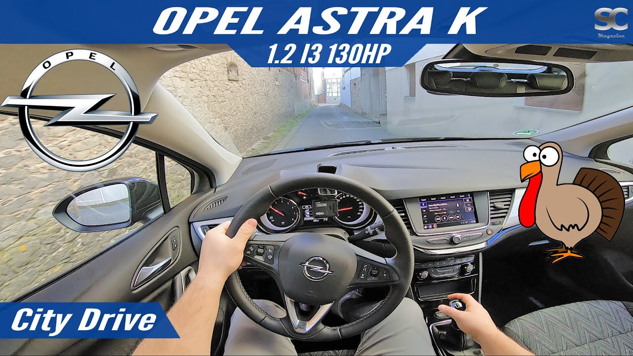 Opel Astra K 1.2L 130HP (2020) - City Test Drive POV 