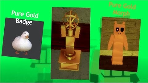Piggy RP [W.I.P] How To Get Pure Gold Badge and Morph