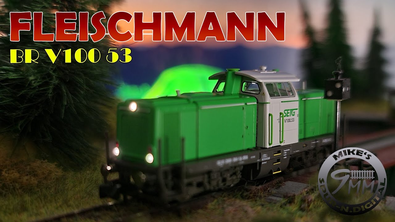 Fleischmann 721283 Diesellok mit Next18 Sounddecoder, BR V100.53 der Fa.SETG - Neukonstuktion 2023