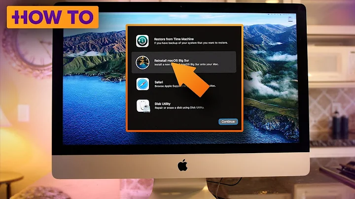 Reinstall MacOS and keep all of your data