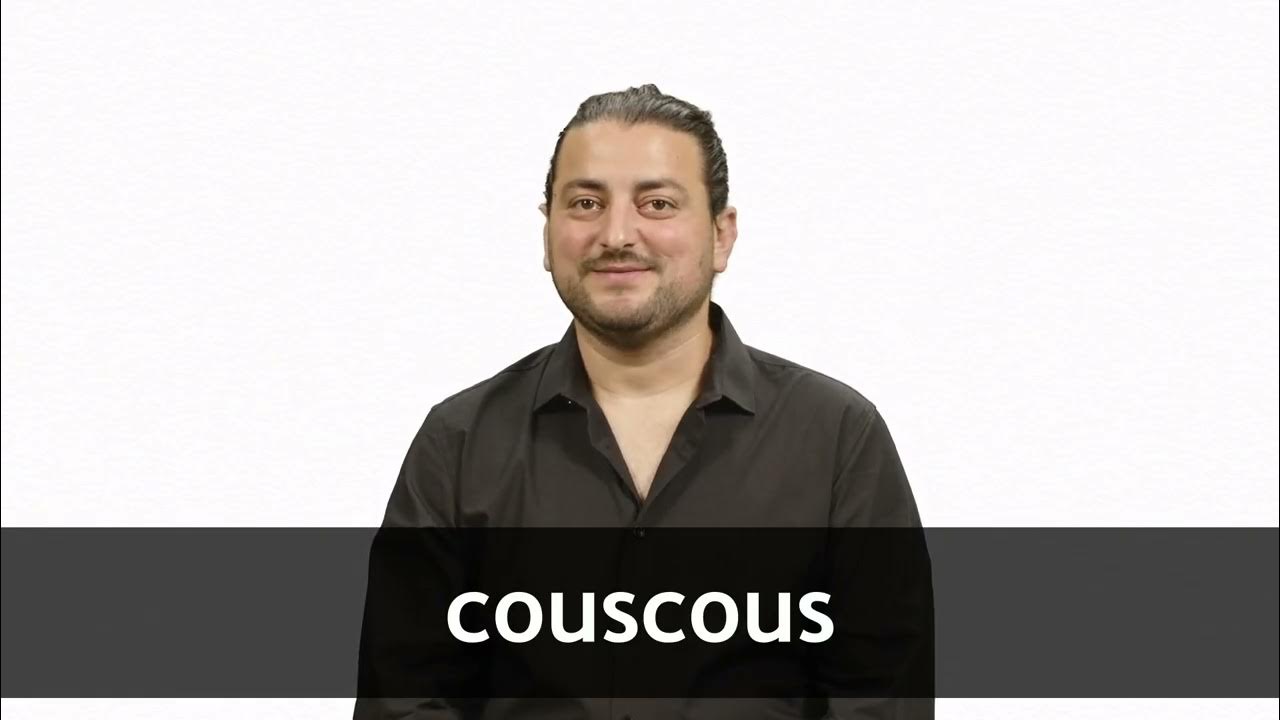 How to pronounce COUSCOUS in French YouTube
