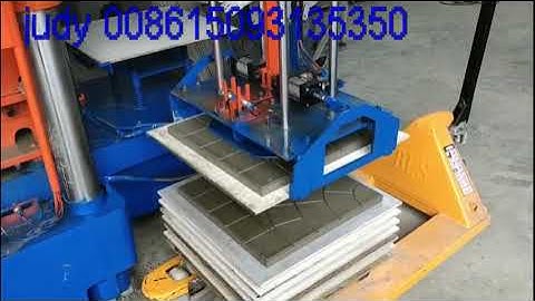 Single-layer terrazzo tile machine, cement floor tile machine used in our domestic client
