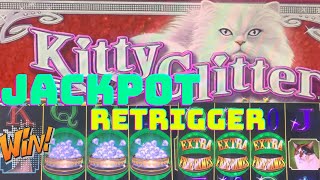 BIG HANDPAY JACKPOT On High Limit Kitty Glitter Slot - $15 A Spin | Slot Machine BIG JACKPOT |