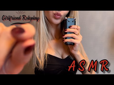 TÜRKÇE ASMR ❤️ GIRLFRIEND ROLEPLAY KIZ ARKADAŞIN SENİ AĞIZ VE ÖPÜCÜK 💋 SESLERİYLE UYUTUYOR