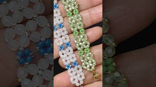 3mmのファイヤーポリッシュで作るブレスレット//Bracelet made with 3mm fire polished beads