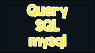 basis data query sql