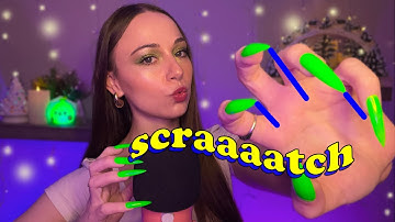 ASMR Invisible Scratching ☆🧠 no thoughts just scratch