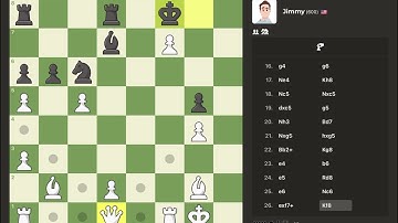 Me vs Jimmy chess bot