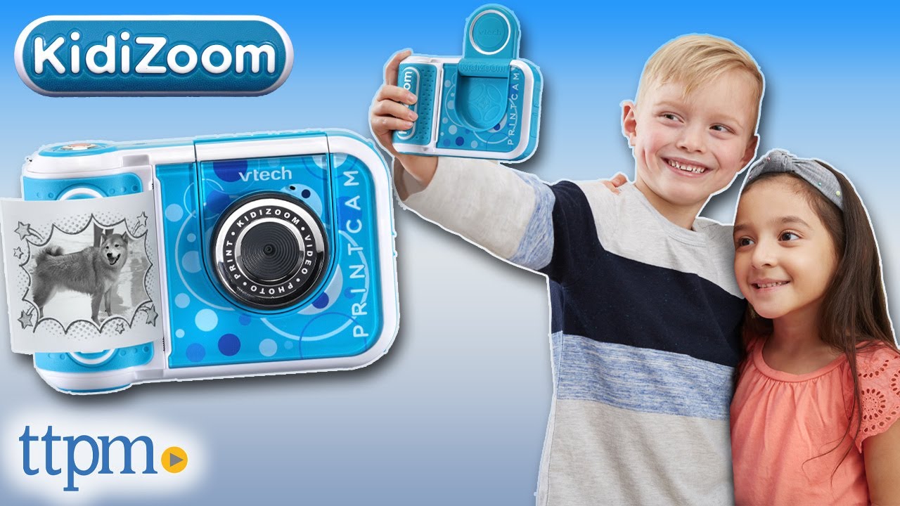  VTech KidiZoom PrintCam, High-Definition Digital Camera for  Photos and Videos, Instant Prints, Flip-Out Selfie Camera, Kids Age 4 and  up : Electronics