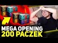 MEGA OPENING !!! - 200 PACZEK w World of Tanks