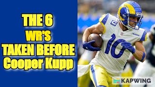 Rise and Fall of the 6 WR's drafted before Cooper Kupp