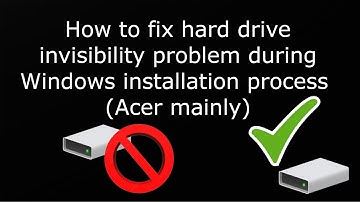 How To Fix Hard Drive Not Showing During Windows 10/11 Installation [Solved] FIXED 2024 (Acer Nitro)
