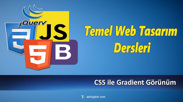 CSS ile Gradient Görünüm - WEB TASARIM DERSLERİ #43