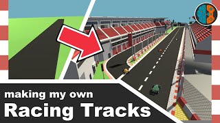 Creating tracks for my racing game in Unity - [Devlog # 3]