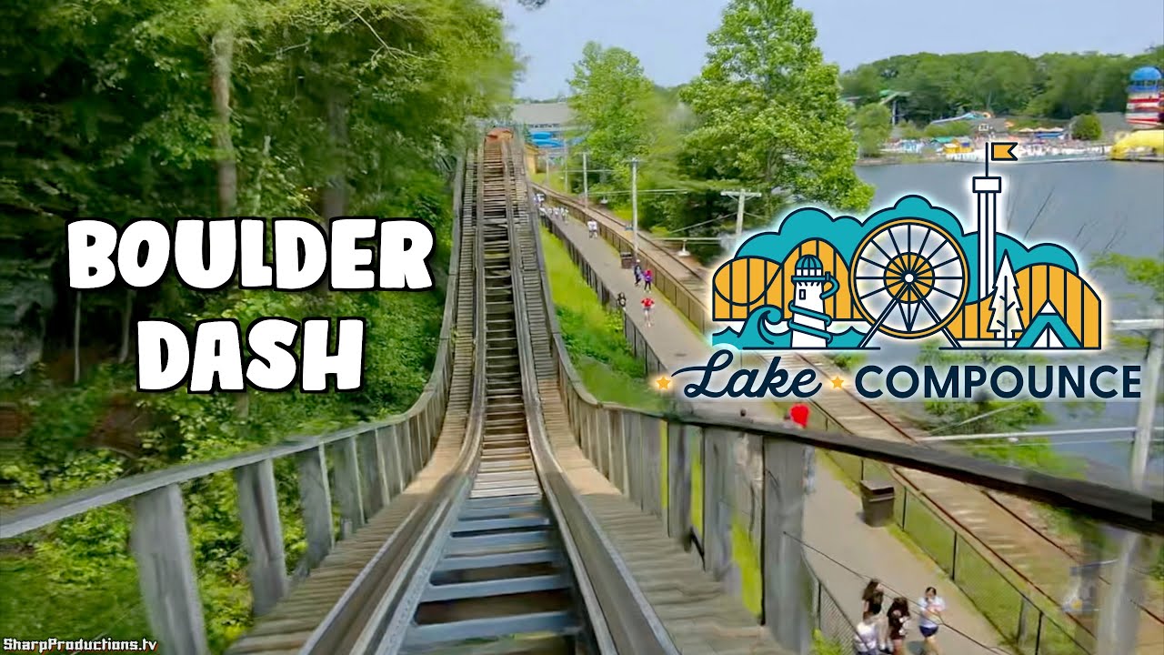 Boulder Dash wooden coaster at Lake Compounce - Bristol, Connecticut