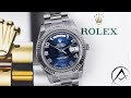 Rolex Day-Date II President II 218239 41mm 18K White Gold Blue Wave Dial