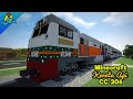 Minecraft | Kereta Api CC 206 Livery Natal & Tahun Baru 2021 | Little Tiles Mod