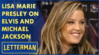 Video voorbeeld van "Lisa Marie Presley Talks Elvis, Her Marriage To Michael Jackson | Letterman"