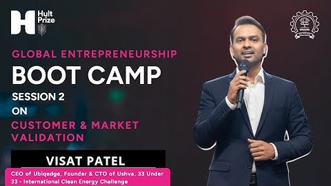 GEB ’25 Launch | Session 2:Customer Discovery & Market Validation By Mr. Visat Patel