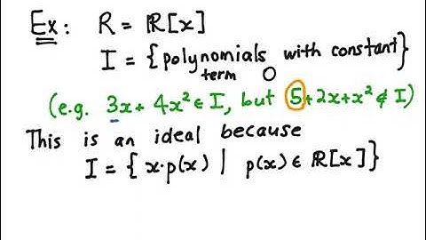 Ideals and Quotient Rings