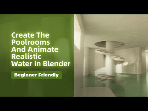 Poolrooms in Blender - step by step tutorial (beginner friendly)