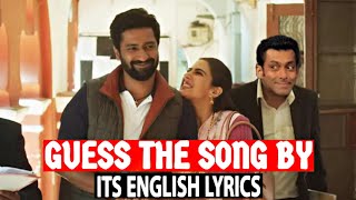 Guess The Song By Its English Lyrics | Bollywood Songs Challenges | Music Via screenshot 2