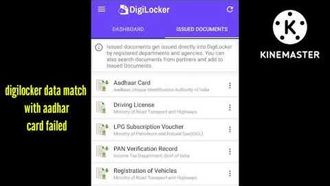 Fix DigiLocker Data matching with Aadhaar failed Please enter Name DoB Gender Aadhaar Problem