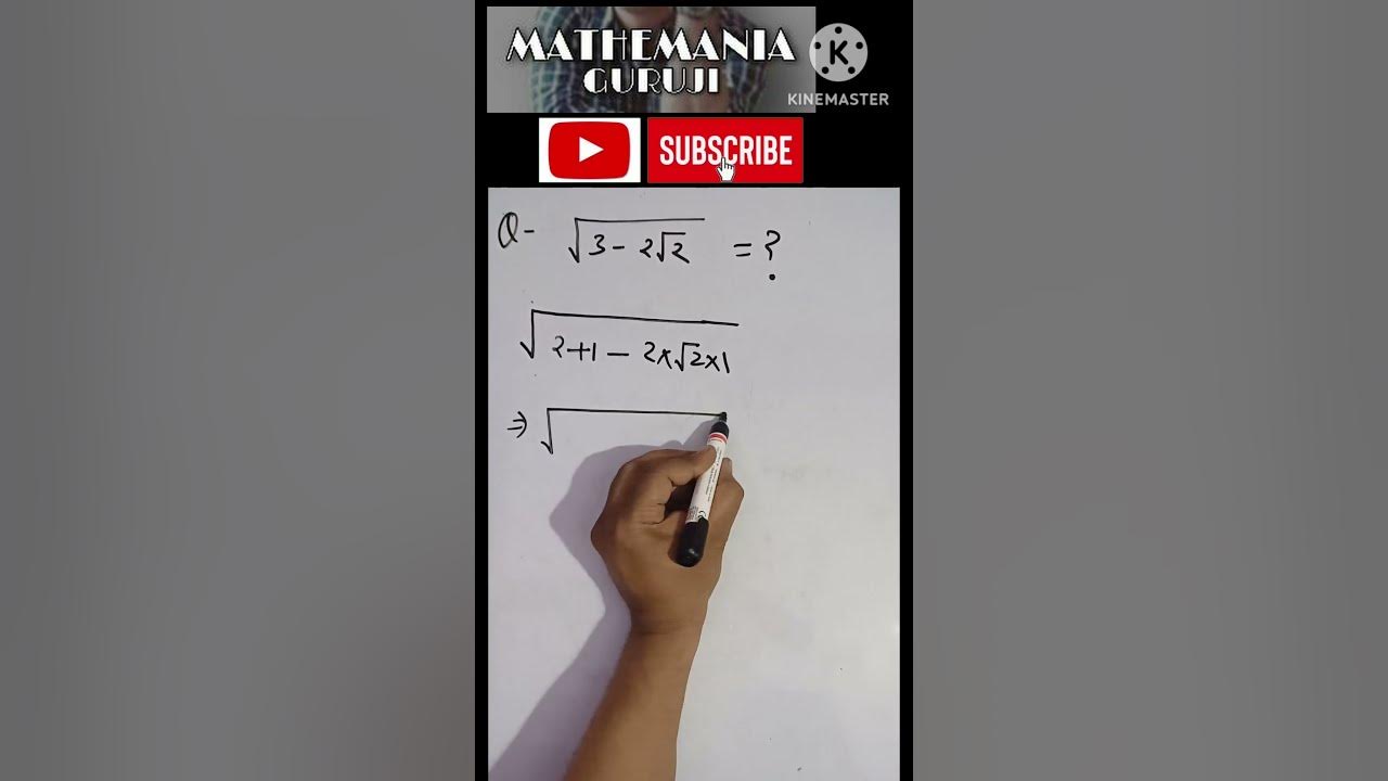 What is the value of root 3 2root2 shorts youtube