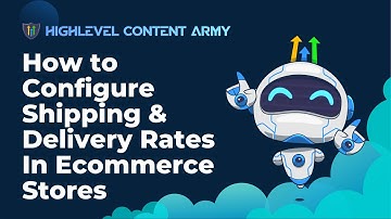 How to Configure Shipping & Delivery Rates In Ecommerce Stores