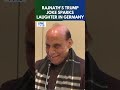 Rajnath Singh's Trump Joke In Germany Sparks Laughter | "Since Trump Became President..." | N18S