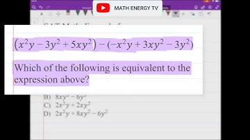 How to Solve SAT Math Problems Example 5 (No Calculator) | Math Energy TV