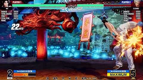 KOF XV MAI PROJECTILE CHASE COMBO TOD 61 HITS