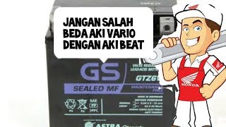 Cari tau tipe aki motor mu, biar tidak salah pilih