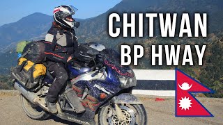 36. CHITWAN National Park &amp; BP Highway - Nepal | Round the World on a Fireblade