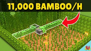 Minecraft Bamboo Farm - 11000+ Per Hour - 1.20+ (EASY)