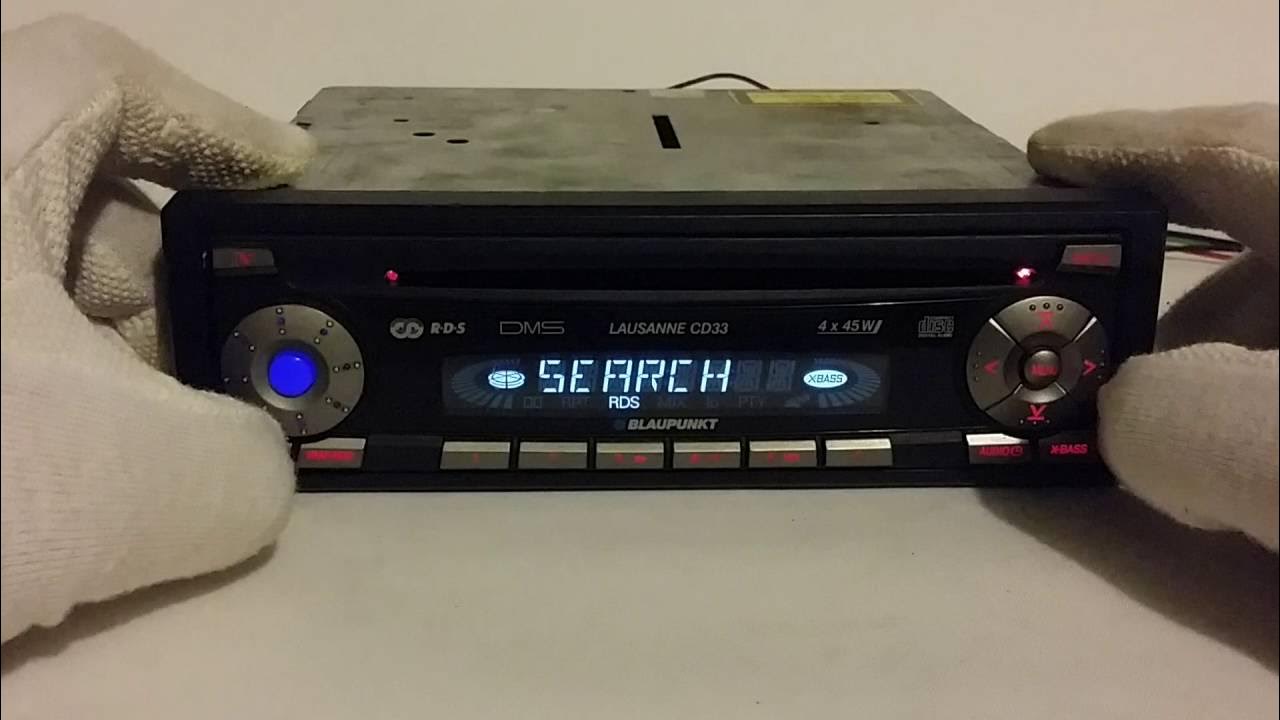 Как снять магнитолу blaupunkt