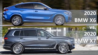 2020 BMW X6 vs 2020 BMW X7 (technical comparison)