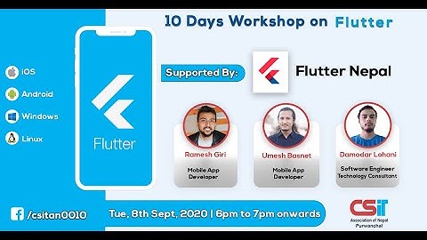 Flutter Api | Day 4 | 10 Days Workshop On Flutter | CSITAN Purwanchal