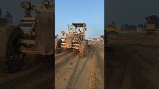 cat grader sandy soil bed profile#youtube #trending