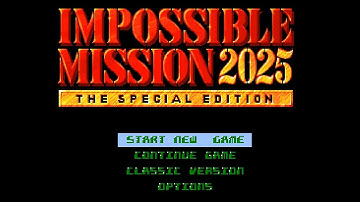 Impossible Mission 2025 Special Edition AGA (Amiga 50Hz) - Intro / Attract Mode