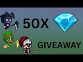 GIVEAWAY 50X GEMS | Evoworld.io