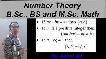 Lec_14, Number Theory, GCD some results. (Urdu/Hindi)