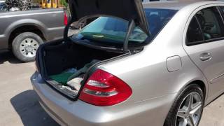 Mercedes trunk will not open by key fob or interior swith 3rd brake light not working. EASY FIX!!