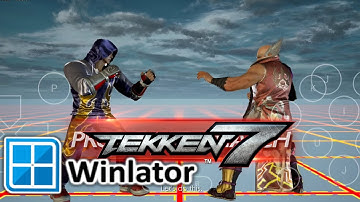 winlator 7.1.3 Glibc Cmod Tekken 7 arcade gameplay (stages mods) rendering scale 200.