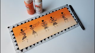 warli beginners easy dance painting simple