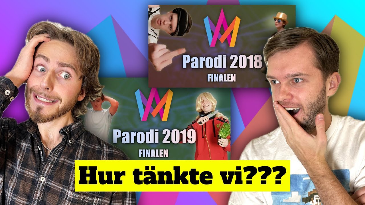 Reagerar på våra GAMLA PARODIER! (Del 1: 2018-2019)